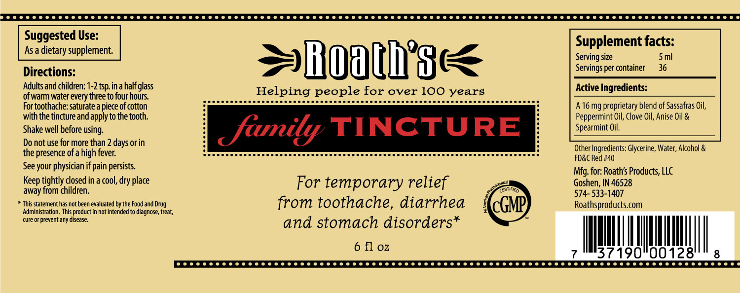 Family Tincture Roath s Products